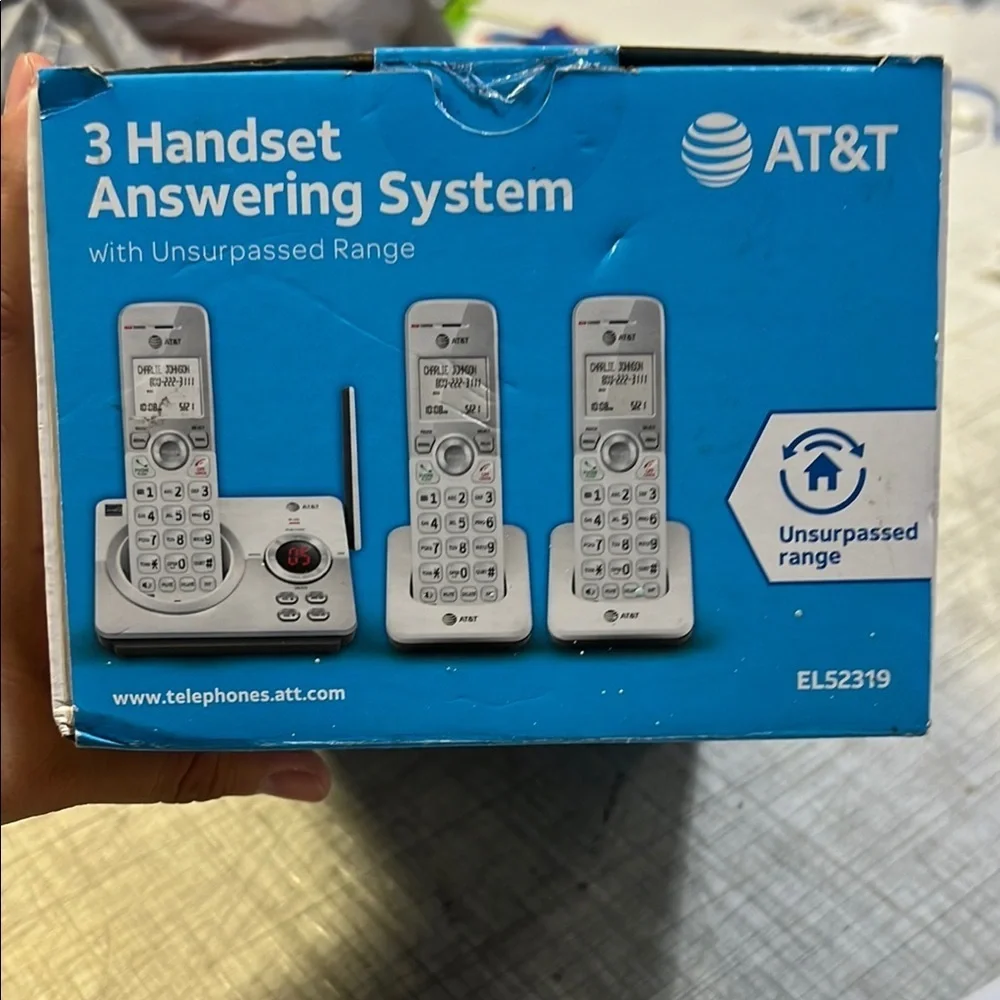 Silver 3 Handset Answering System